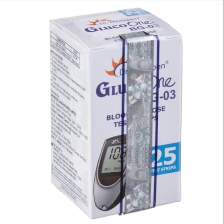 Dr. Morepen GlucoOne Blood Glucose Monitor (BG 03) + Blood Glucose Test Strips 50's - Image 3